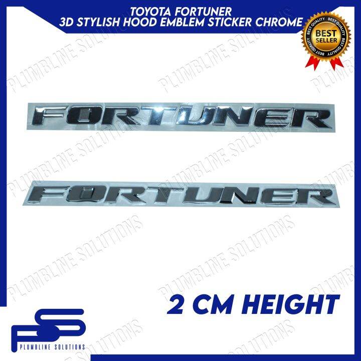 Car Hood Emblem Sticker for Toyota Fortuner 2016 2023 / Nissan Navara