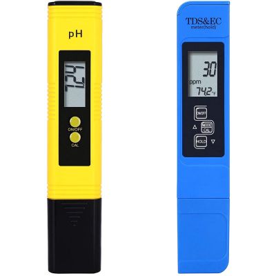 【Flash sale】 ดิจิตอล PH และ TDS Meter Combo,ความแม่นยำสูง PH Tester อ่านความถูกต้อง TDS Tester,ทดสอบคุณภาพน้ำสำหรับใช้ในครัวเรือนดื่ม