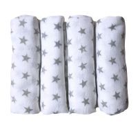 【CC】 Muslin Diapers Baby Repeated Nappy Cotton Swaddle Wrap Blanket Newborn Nursing Cover 70x70 cm