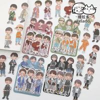 20 pcs Four seasons wear Decorative Stickers Scrapbooking diy cute boy girl Stick Label Diary Stationery Album Journal Sticker Stickers  Labels