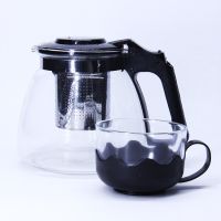 Factory Wholesale 550Ml 750Ml Chinese Teapot Borosilicate Glass Teapot With Infuser