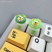 ■ Memeo อะนิเมะ Cão Bonito Criatidade Teclados Mecânicos Para Cherry Mx Eixo Persanal Artesanal Diy Resina Esc Dos Desenhos Keycap