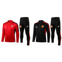 Ready Stock Man United Jersey 22/23 Jacket Training Jersi Long SleevesTraining Suit 2022 2023 Man Football Jersey Men Soccer Shirt