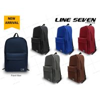Line 7/ LINE SEVEN/ BACKPACK/ SCHOOL BAG/ กระเป๋าเป้สะพายหลัง ลําลองa a