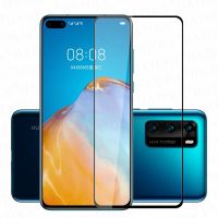 สำหรับกระจก Huawei P40ป้องกันกระจกนิรภัยสำหรับ P40ป้องกันเต็ม P กาวสำหรับจอฟิล์มฝาครอบโทรศัพท์ Huawei Hd 40ป้องกัน