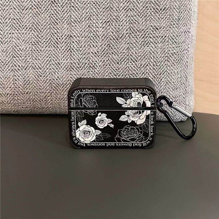 พร้อมส่งในไทย-เคส-airpods-pro-3-ดอกกุหลาบ-เป็นที่นิยม-วัสดุ-หนัง-airpod-2021-gen2-soft-case