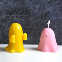 Ghost-shaped Candle Molds Halloween Candle Making Ideas Silicone Halloween Candle Molds Halloween Plaster Resin Mold Kits DIY Ghost Candle Making Supplies