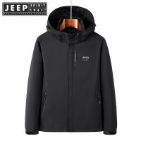JEEP SPIRIT 1941 ESTD Original Official Coat Men S Outdoor Hooded Casual Running Jacket Fashion Wild Quick-Drying Jacket