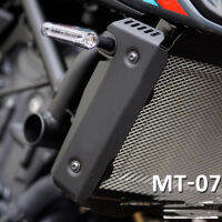 REALZION 2021 MT-07 FZ-07ฝาปิดหม้อน้ำหล่อเย็นมอเตอร์ไซค์,ตัวป้องกันโลหะผสมสำหรับ Yamaha MT07 FZ07 2018 2019 2020อุปกรณ์เสริม MT FZ 07