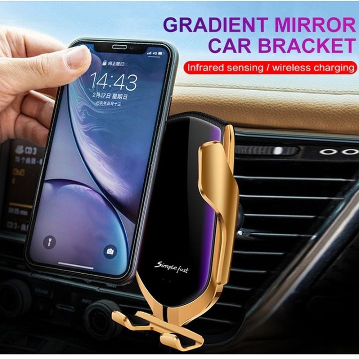 hot-wireless-car-charger-ผู้ถือ-qi-mount-เซ็นเซอร์อินฟราเรด-fast-charging-สำหรับ-samsung-s10-s9-s8-iphone-x-xr-xs11-8-automatic-clamping