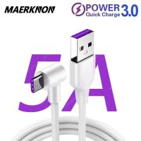 （A LOVABLE） USB C5ACharging Type C ลวด ForS2011P30Phone QC3.0ชาร์จข้อมูลสาย USB Type C