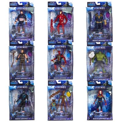 ZZOOI Disney Spider Mans Movie Figures Toys Anime Figure Action Movable Joints Rotatable Model Kids Glowing Dolls Toys for Children
