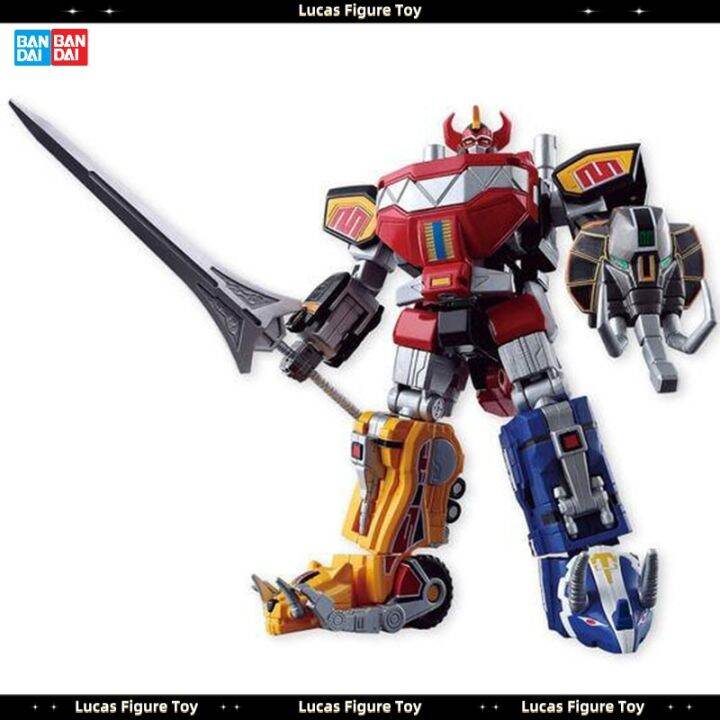 Bandai Mighty Morphin Power Rangers Smp Shokugan-Super Minipla Megazord ...