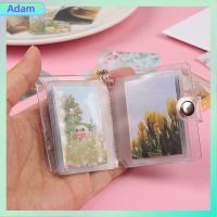 ADAM 1PC PVC เครื่องประดับ แบบพกพา อุปกรณ์เสริม สำหรับการ์ดรูปถ่าย ที่ใส่รูปถ่าย Mini Photo Albums 2 นิ้ว