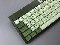 คีย์แคป Mint Matcha คีย์ไทย ภาษาไทย Customized Keycaps 124 ปุ่ม XDA Profile Japanese Dye sublimation keycap