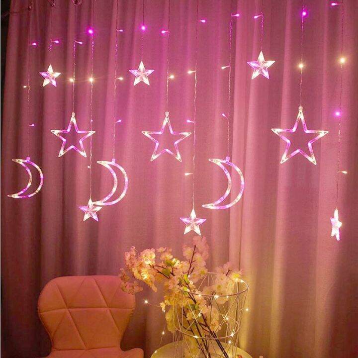 led-fairy-curtain-lights-moon-stars-of-string-light-with-remote-indoor-outdoor-decorative-christmas-twinkle-lamp-for-bedroom