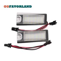 Pair Car Lamp 18 LED License Plate Number Lights For Volvo V70 2001-2007 CX70 2001-2006 S60 2001-2006 S80 1999-2006 XC90 2003