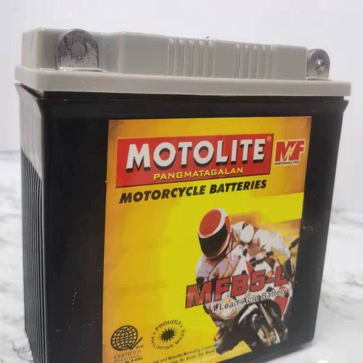 MOTORCYCLE MFYB5L/12N53B Motolite Motorcycle Battery Lazada PH