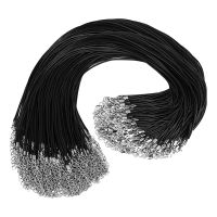 100Pcs Necklace Cord with Clasps,Necklace Cords for Pendants,18inch Bulk Necklace Chains for Jewelry Making Supplies