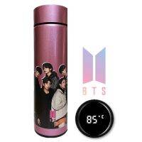 BTS Special Edition Thermos A แก้วเก็บความร้อน-เย็นมีตัวเลขไฟแอลอีดีแสดงอุณหภูมิลายบีทีเอสสุดน่ารักรุ่นพิเศษ