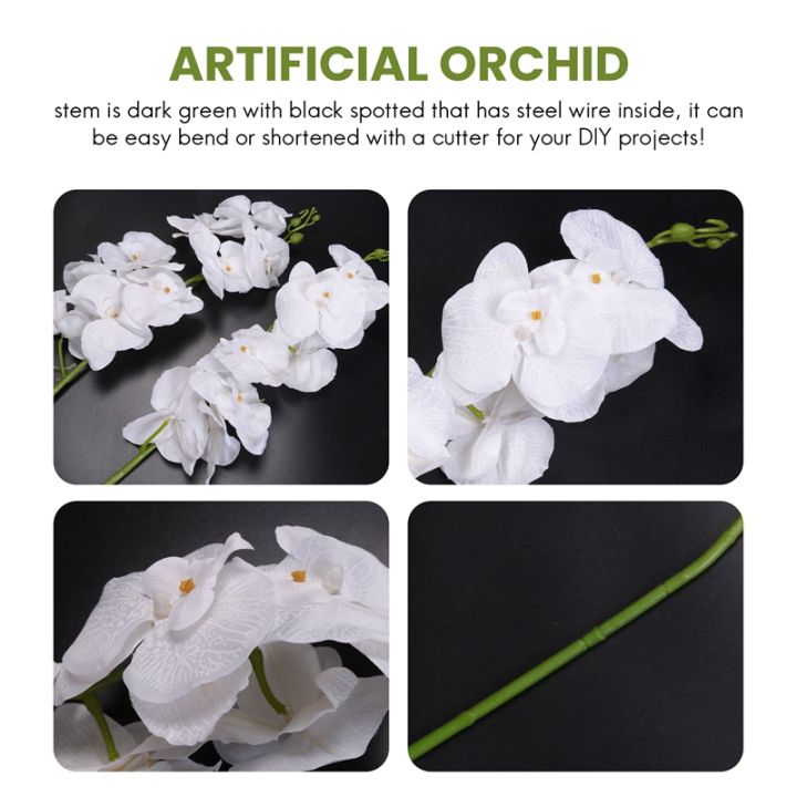 2pcs-38inch-artificial-real-contact-orchids-flowers-9heads-latex-phalaenopsis-stems-for-diy-wedding-centerpieces-kitchen