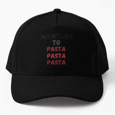 Addicted To Pasta Pasta Lovers Classic Baseball Cap Hat Mens Sport Casquette Hip Hop Black Summer Spring
 Outdoor Boys