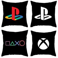 Gift for Boy Gamer Playstation Funny Vintage Pillowcase Decorative Linen Cushion Cover Pillows Home Decor Throw Pillow Case