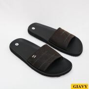 Dép nữ quai ngang GIAVY-Dép quai da bò đế cao su bền và chắc chắn K504 màu