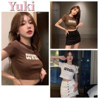 Yuki Shop?(พร้อมส่งจากกทม มาถึงใน 3-5 วัน)✨เสื้อยืด?เสื้อครอปหญิง เสื้อครอป เสื้อผ้า y2k เสื้อยืด ผญสวย ๆ เสื้อยืดผู้หญิง เสื้อ ผญแฟชั่น2023