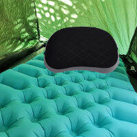 (HOT)Outdoor Camping Pillow Travel ปลอกหมอนแบบพกพา Nap Blow Pillow Drive Airplane Back Cushion Pillow