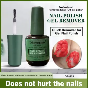 Dhavernas 【 15ml 】 Nail Polish Safe Burst Magic Gel Remover