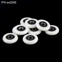 8 Pcs Shower Door Runner Rollers Wheels Pulleys Replacement Parts 23mm Diameter