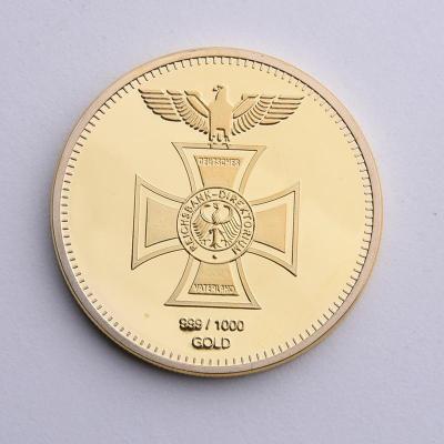 เยอรมนี 1872 เหรียญที่ระลึก Gold Germany Cross Eagle รอบเหรียญสะสม-kdddd
