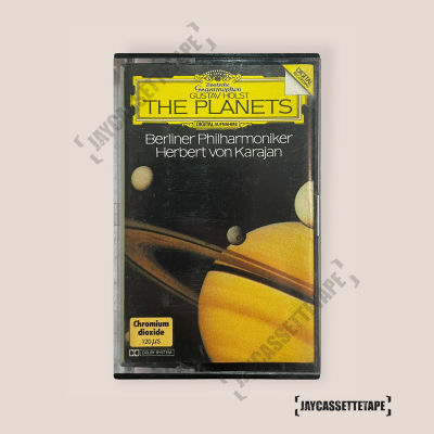 Gustav Holst, Berliner Philharmoniker, Herbert von Karajan – The Planets เทปเพลง เทปคาสเซ็ต เทปคาสเซ็ท Cassette Tape เทปเพลงสากล