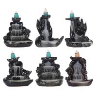 （HOT NEW） MultiZen Incense BurnerBackflowSmoke Censer Holder Backflow ธูปผู้ถือธูป Burner Home Crafts