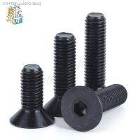 ┅▤ 50Pcs DIN7991 ISO1064 M2 M2.5 M3 M4 Black SHCS Grade 10.9 Countersunk Head Flat Socket Cap Screw Machine Screws