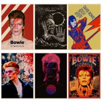 DAVID-BOWIE Art Printed Good Quality Prints and Posters Kraft Paper Vintage Poster Wall Art Study Decor Art Wall Stickers