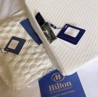 หมอนหนุน หมอนยางพารา Hilton หมอนเพื่อสุขภาพ เป็นสุญญากาศ ลดอาการปวดคอ ไหลบ่า หมอนหนุนลดปวด หมอนนิ่ม ขนาด 35 cm x 55 cm