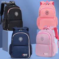 กระเป๋านักเรียน Boys and girls a primary school pupils bag 1-6 grade leisure backpack waterproof during the