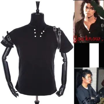 Classic Mj Michael Jackson Bad Black Classic Jacket With Silver