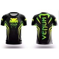 【in stock】New design for 2023Venum Mma T Shirt Black MenS T-Shirt Casual Shirt Loose Tops