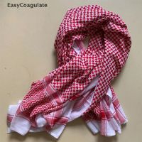 [️yt9fp85_ym] Eas Muslim Men Plaid Print Headscarf Arab Dubai Turban Neck Wrap Arabic Ate 817