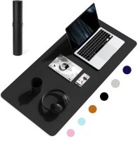 ☒☾™  Non-Slip Desk Pad Waterproof PVC Leather Desk Table Protector Ultra Thin Large Mouse Pad Laptop Desk Writing Mat for Office Work