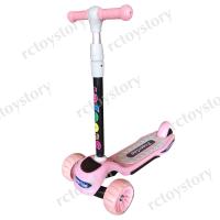 Rctoystory สกู๊ตเตอร์ ขาไถ scooter 3 ล้อ ล้อไฟ สกู๊ตเตอร์เด็ก ล้อใหญ่ คุณภาพดี สกูตเตอร์ ล้อยาง วิ่งไม่มีเสียงดัง ล้อมีไฟ รับน้ำหนักได้ 60 กก.