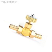 ✳ 8mm Hose Barb Thread Two Way Straight Brass Needle Valve Regulating Valve For Water Oil Air