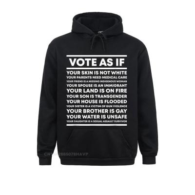 Votar como si inspiración Liberal de las elecciones presidenciales de 2020 Sudadera con capucha Hombre Sudaderas con capucha populares otoño sudaderas Casual deporteswears