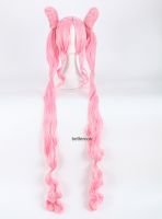 กะลาสี Chibi สหรัฐอเมริกา-Peluca De Cosplay De Chibiusa, Pelo Sintético Resistente Al Calor, Superlargo, Rosa, 120Cm, Con Gorro