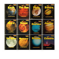 Original English academic News Nonfiction Readers 12 copies of solar system and planet with electronic guide book for childrens popular science early education picture book