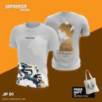 2023 New Japanese Edition geisha Light Grey-JP1 Street Wear JERSEY TEE