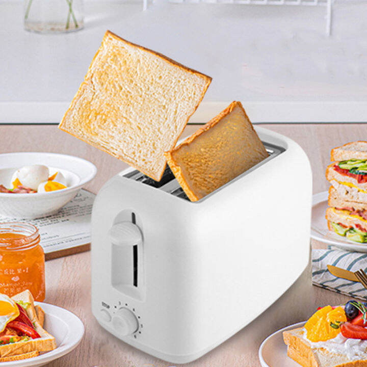Bread Toaster with Removable Crumb Tray Working Modes Automatic Mini